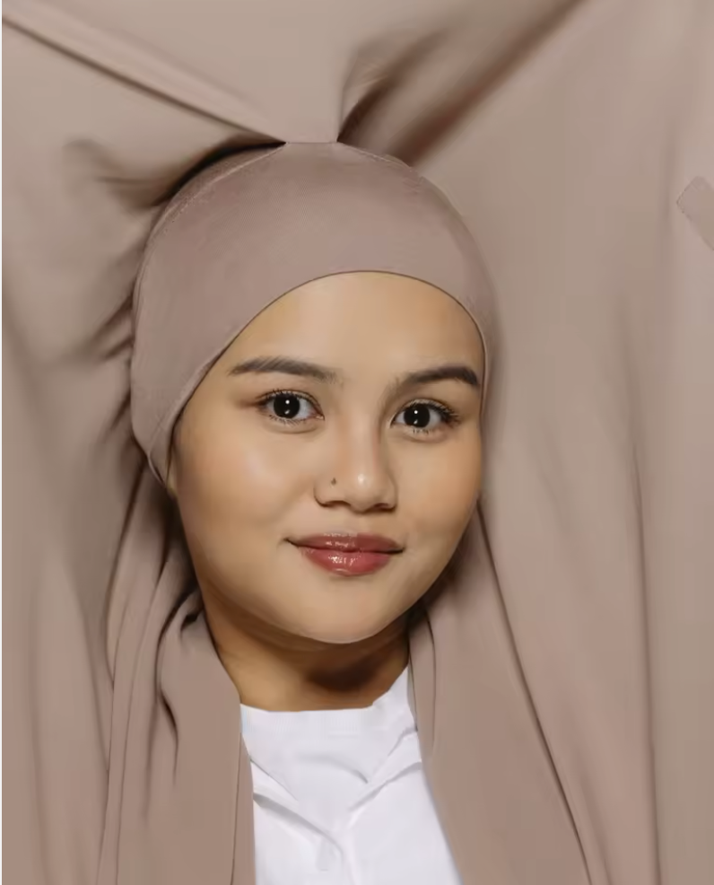 Hijab Magnétique en Mousseline – Facile à Porter et Élégant