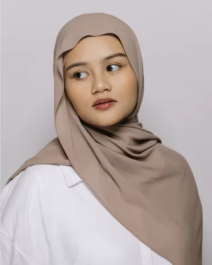 Hijab Magnétique en Mousseline – Facile à Porter et Élégant